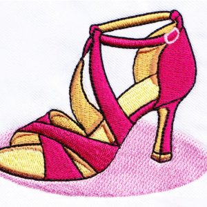 stickdesigner_Pink woman shoe